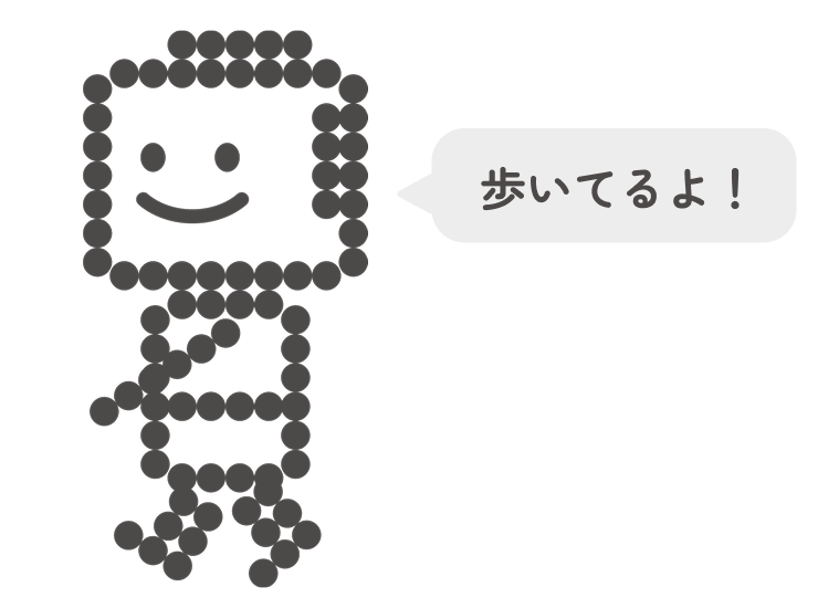 歩くDさむらい君