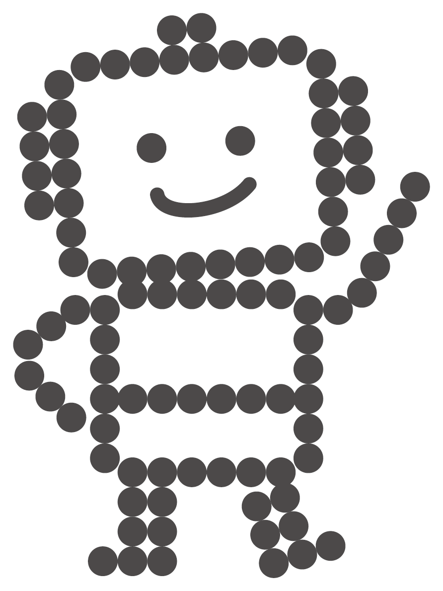 左手をあげているDさむらい君